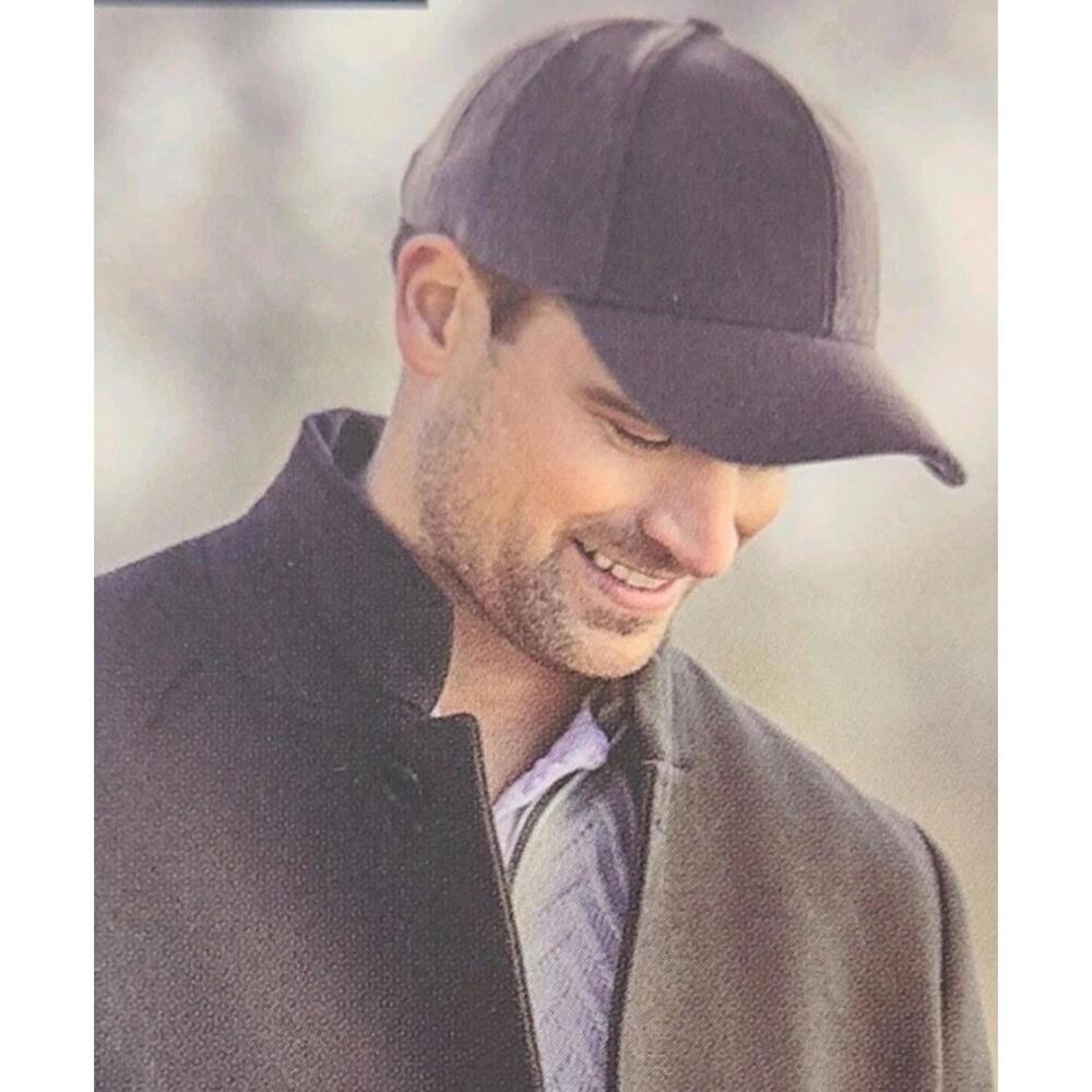 NWT Britt's Knits Hudson Hat Mens One Sz Adjustable Winterized Gray Baseball Cap